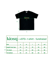 Load image into Gallery viewer, »+970« t-shirt black - fundraiser