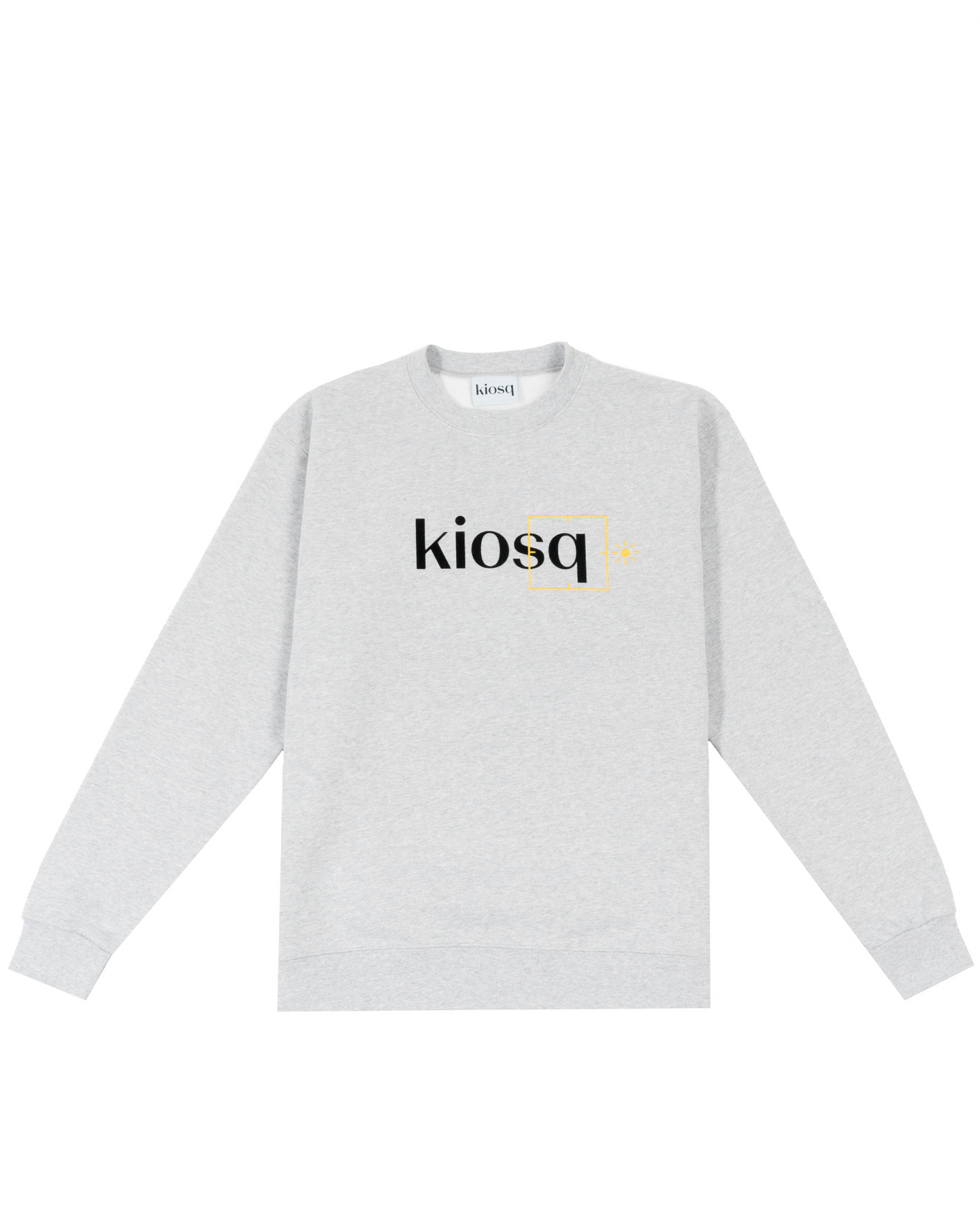 »positivity+« crewneck - grey melange