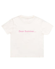 Load image into Gallery viewer, »dear summer« wmns baby tee - vanilla
