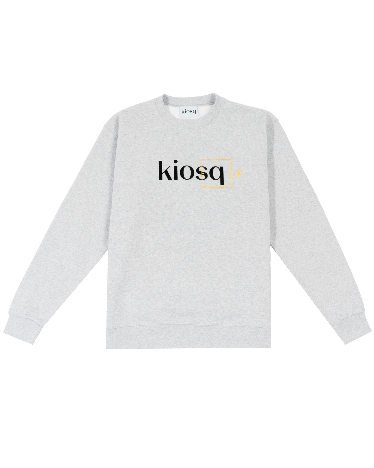»positivity+« crewneck - grey melange