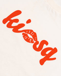 »bisou« wmns baby tee - vanilla