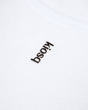 Load image into Gallery viewer, »césar« ribbed tank top - white/black
