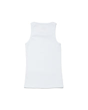 Load image into Gallery viewer, »césar« ribbed tank top - white/black
