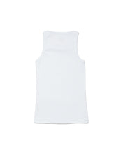 Load image into Gallery viewer, »césar« ribbed tank top - white/white

