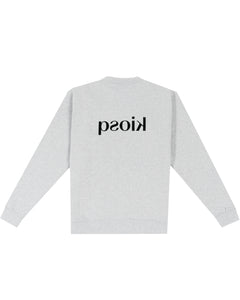 »positivity+« crewneck - grey melange