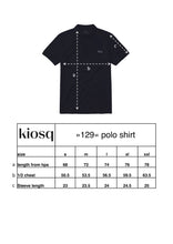Load image into Gallery viewer, »129« polo shirt - black
