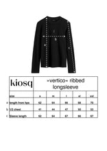 Load image into Gallery viewer, »vertico« ribbed longsleeve
