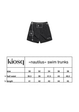 Load image into Gallery viewer, »nautilus« classic swim trunks - black

