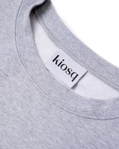 »mirror« crewneck - grey melange